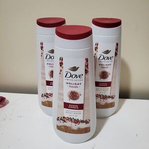 New 3 Dove body wash sugar cookie